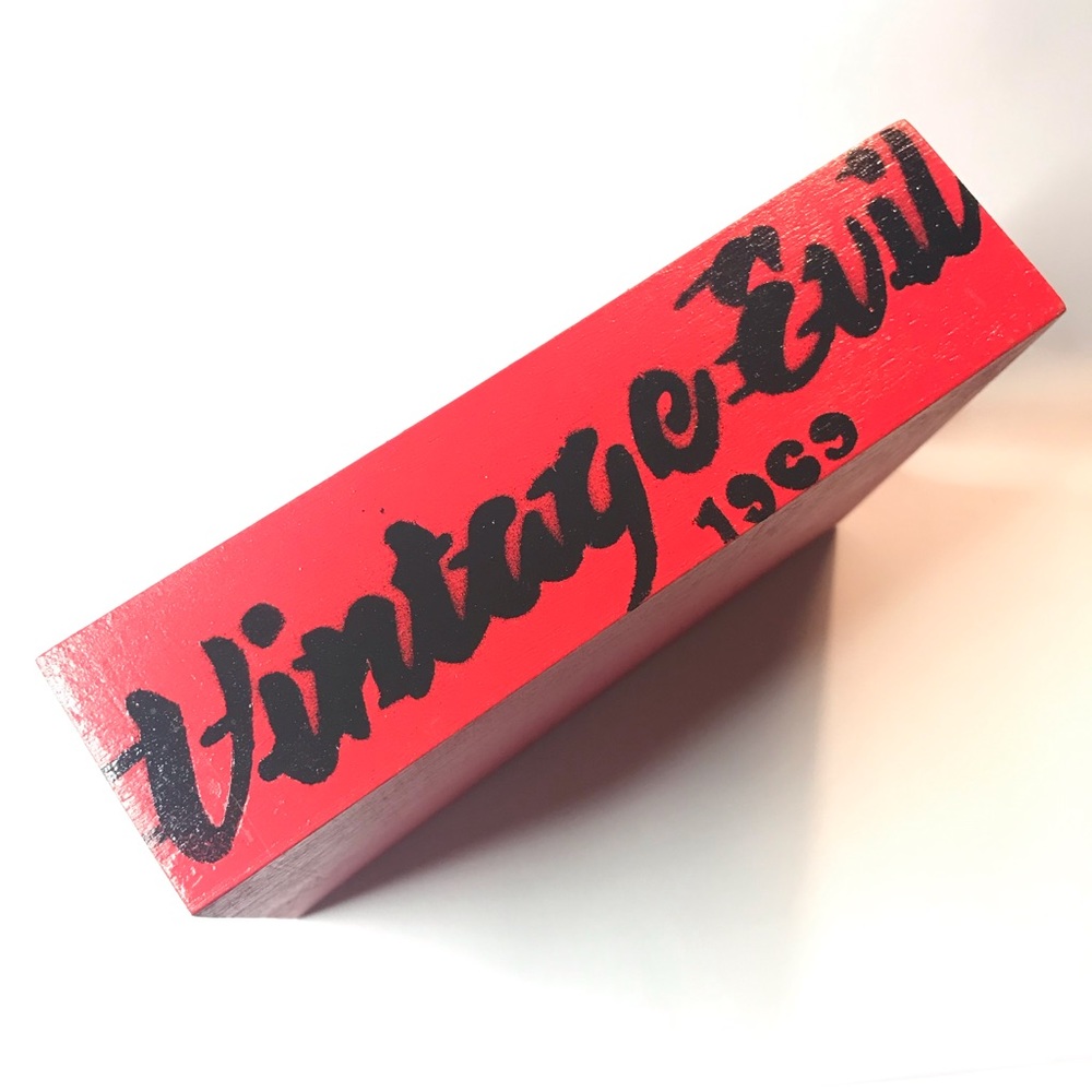 ⚡️Vintage Evil 1969 inspired graffiti Rocker Box Tray Midnite